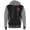 Unisex Heavyweight Varsity Full-Zip Hooded Sweatshirt Thumbnail