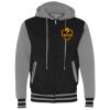 Unisex Heavyweight Varsity Full-Zip Hooded Sweatshirt Thumbnail