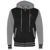 Unisex Heavyweight Varsity Full-Zip Hooded Sweatshirt Thumbnail