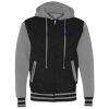 Unisex Heavyweight Varsity Full-Zip Hooded Sweatshirt Thumbnail