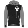 Unisex Heavyweight Varsity Full-Zip Hooded Sweatshirt Thumbnail