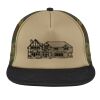 Flat Bill Snapback Trucker Cap Thumbnail