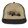 Flat Bill Snapback Trucker Cap Thumbnail