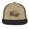 Flat Bill Snapback Trucker Cap Thumbnail