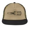 Flat Bill Snapback Trucker Cap Thumbnail
