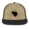 Flat Bill Snapback Trucker Cap Thumbnail