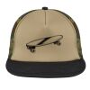 Flat Bill Snapback Trucker Cap Thumbnail
