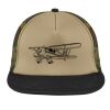 Flat Bill Snapback Trucker Cap Thumbnail