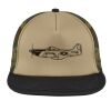 Flat Bill Snapback Trucker Cap Thumbnail