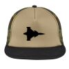 Flat Bill Snapback Trucker Cap Thumbnail
