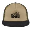 Flat Bill Snapback Trucker Cap Thumbnail