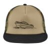 Flat Bill Snapback Trucker Cap Thumbnail