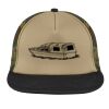 Flat Bill Snapback Trucker Cap Thumbnail