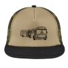 Flat Bill Snapback Trucker Cap Thumbnail