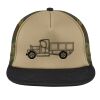 Flat Bill Snapback Trucker Cap Thumbnail