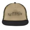 Flat Bill Snapback Trucker Cap Thumbnail