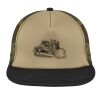 Flat Bill Snapback Trucker Cap Thumbnail