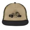 Flat Bill Snapback Trucker Cap Thumbnail