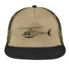 Flat Bill Snapback Trucker Cap Thumbnail