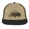 Flat Bill Snapback Trucker Cap Thumbnail