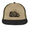 Flat Bill Snapback Trucker Cap Thumbnail
