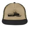 Flat Bill Snapback Trucker Cap Thumbnail