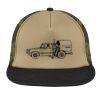 Flat Bill Snapback Trucker Cap Thumbnail