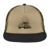 Flat Bill Snapback Trucker Cap Thumbnail