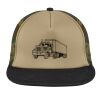 Flat Bill Snapback Trucker Cap Thumbnail