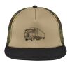 Flat Bill Snapback Trucker Cap Thumbnail