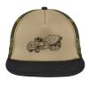 Flat Bill Snapback Trucker Cap Thumbnail