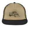 Flat Bill Snapback Trucker Cap Thumbnail