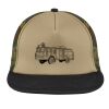 Flat Bill Snapback Trucker Cap Thumbnail