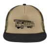 Flat Bill Snapback Trucker Cap Thumbnail