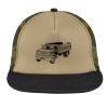 Flat Bill Snapback Trucker Cap Thumbnail