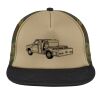 Flat Bill Snapback Trucker Cap Thumbnail