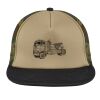 Flat Bill Snapback Trucker Cap Thumbnail