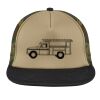 Flat Bill Snapback Trucker Cap Thumbnail