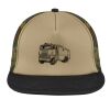 Flat Bill Snapback Trucker Cap Thumbnail