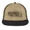 Flat Bill Snapback Trucker Cap Thumbnail