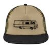 Flat Bill Snapback Trucker Cap Thumbnail