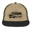 Flat Bill Snapback Trucker Cap Thumbnail