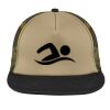 Flat Bill Snapback Trucker Cap Thumbnail