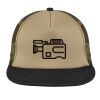 Flat Bill Snapback Trucker Cap Thumbnail