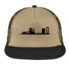 Flat Bill Snapback Trucker Cap Thumbnail