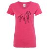 Women’s Glitter V-Neck T-Shirt Thumbnail