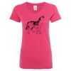Women’s Glitter V-Neck T-Shirt Thumbnail