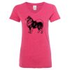 Women’s Glitter V-Neck T-Shirt Thumbnail