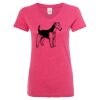 Women’s Glitter V-Neck T-Shirt Thumbnail