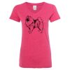 Women’s Glitter V-Neck T-Shirt Thumbnail